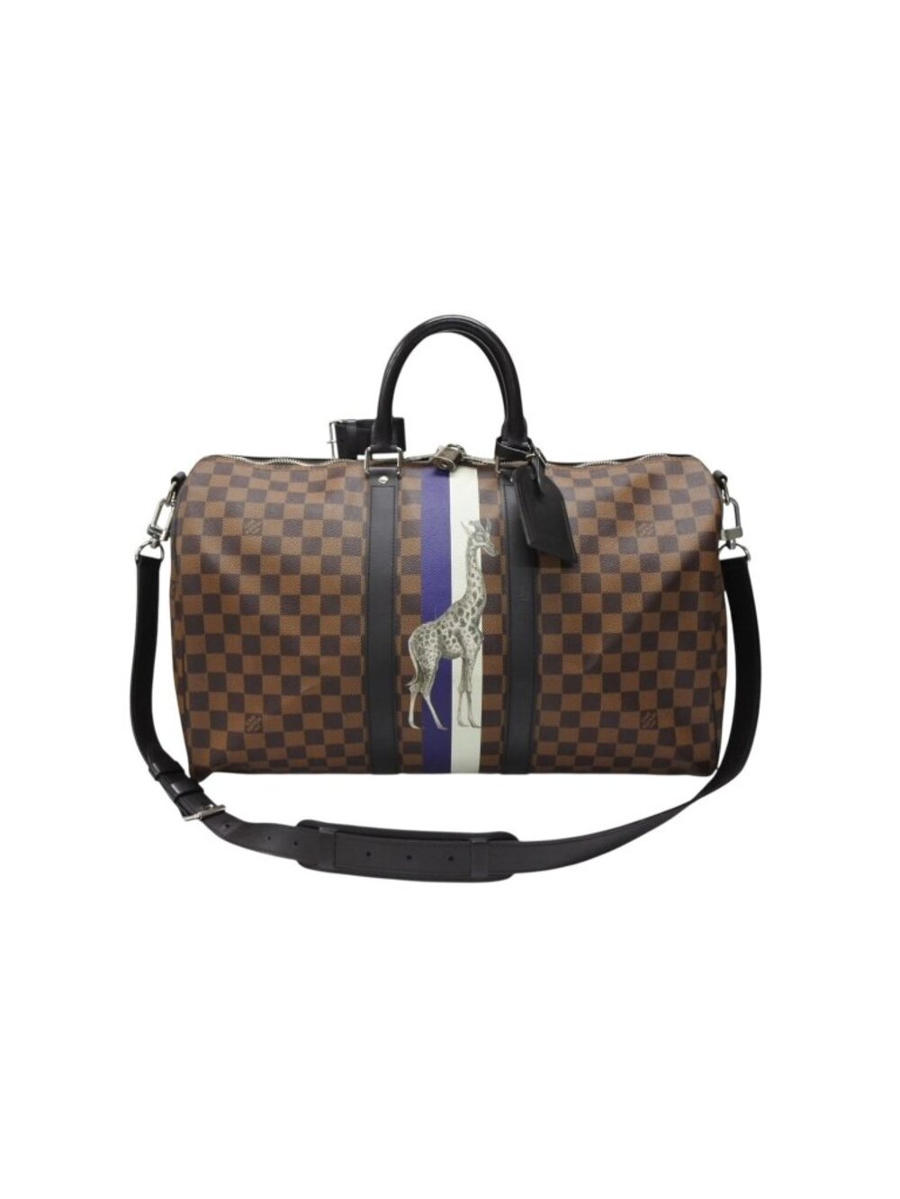 Louis Vuitton Boston Bag Keepall Bandouliere 45 Chapman Brazza Damier Canvas
